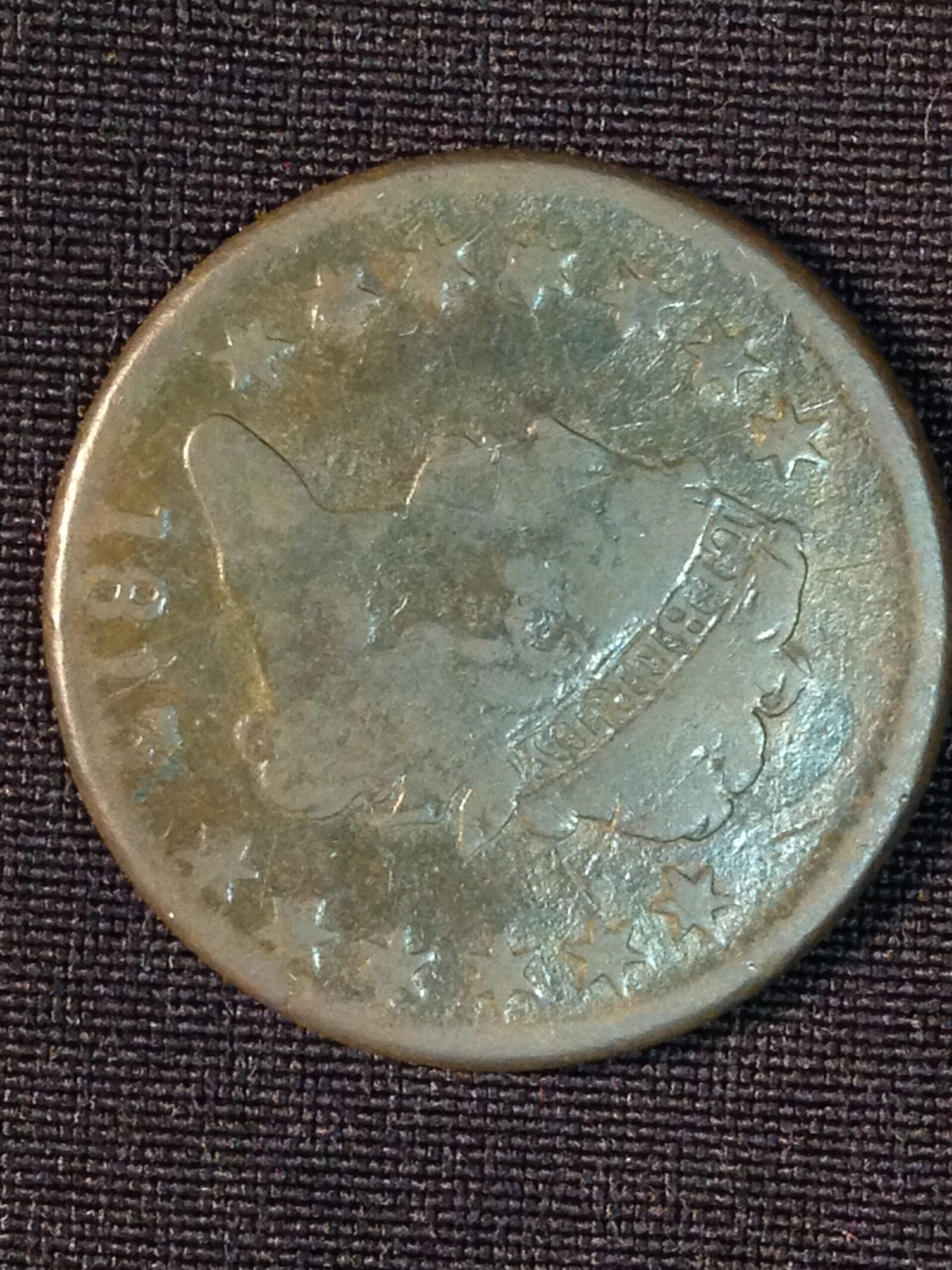 1813 Large Cent VG