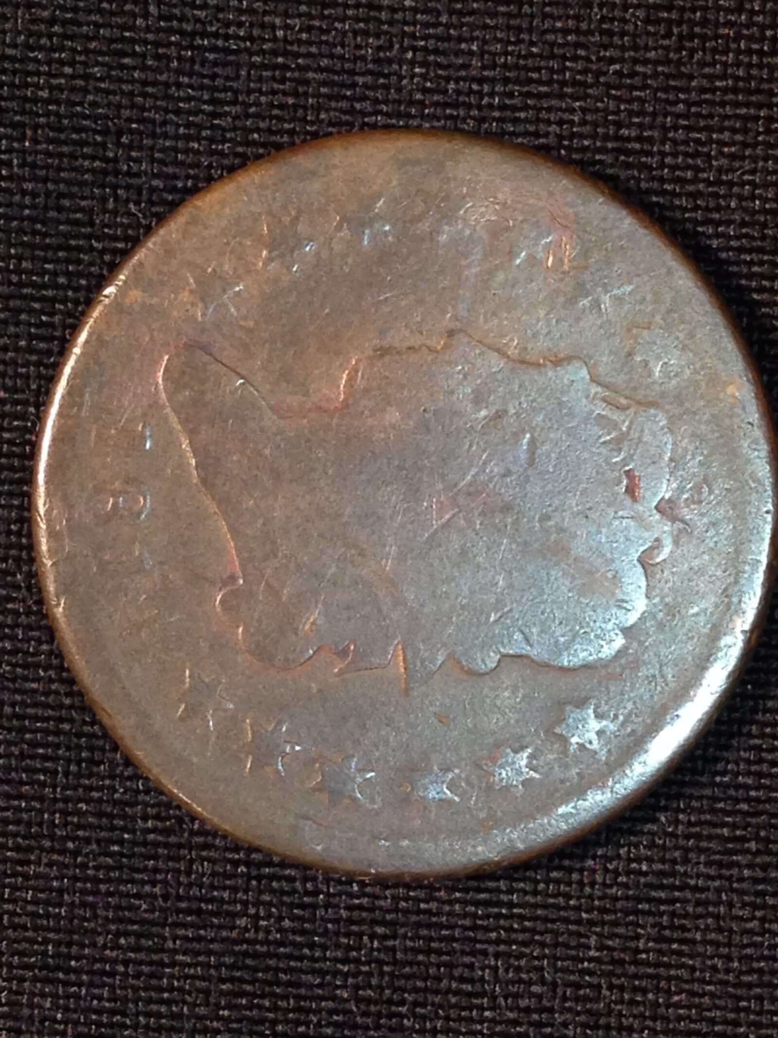 1814 Large Cent Plain 4 G