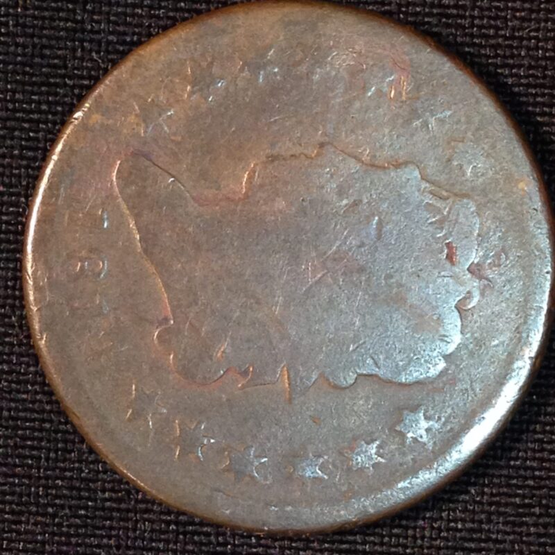 1814 Large Cent Plain 4 G