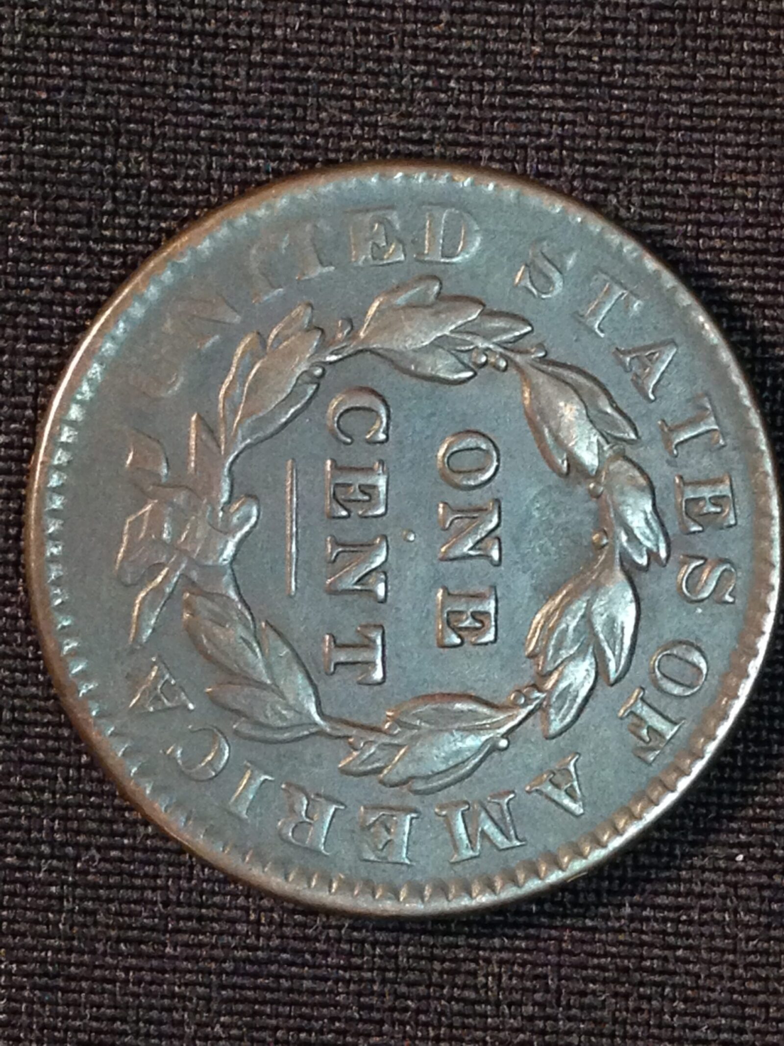 1831 Large Cent  VF - Image 2