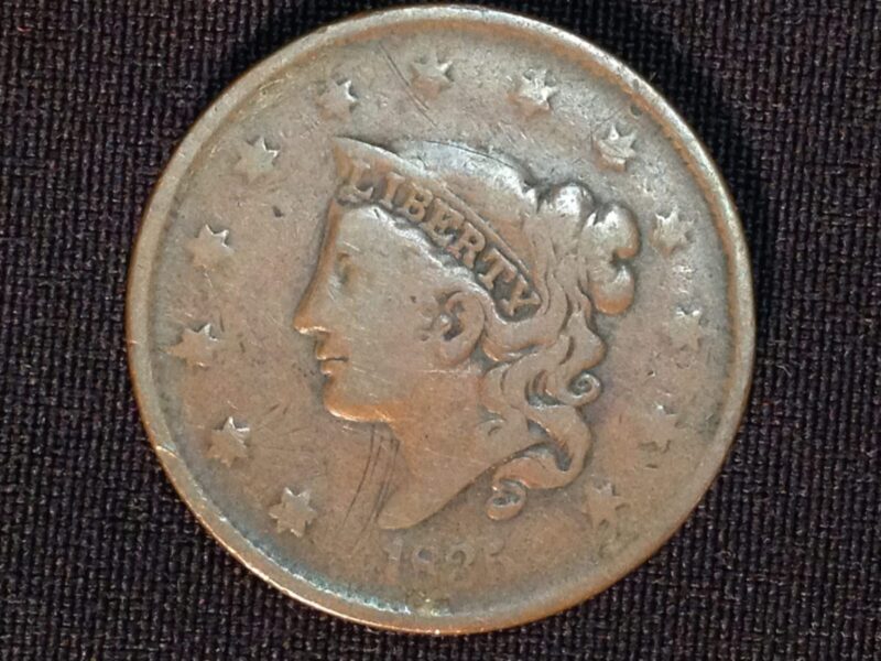 1835 Large Cent F/VF