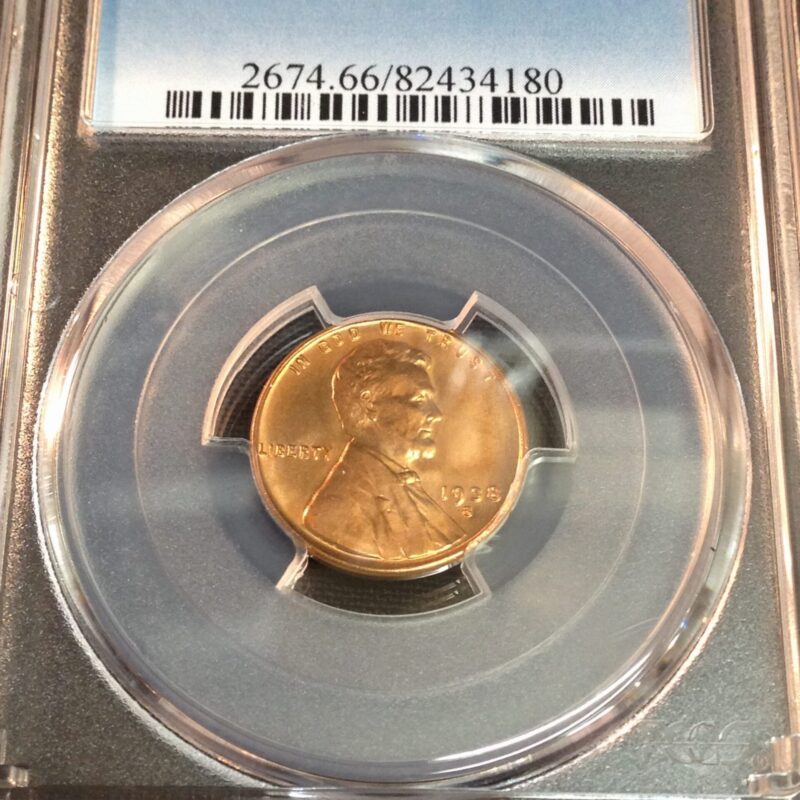1938-S Lincoln Cent PCGS MS-66 RD