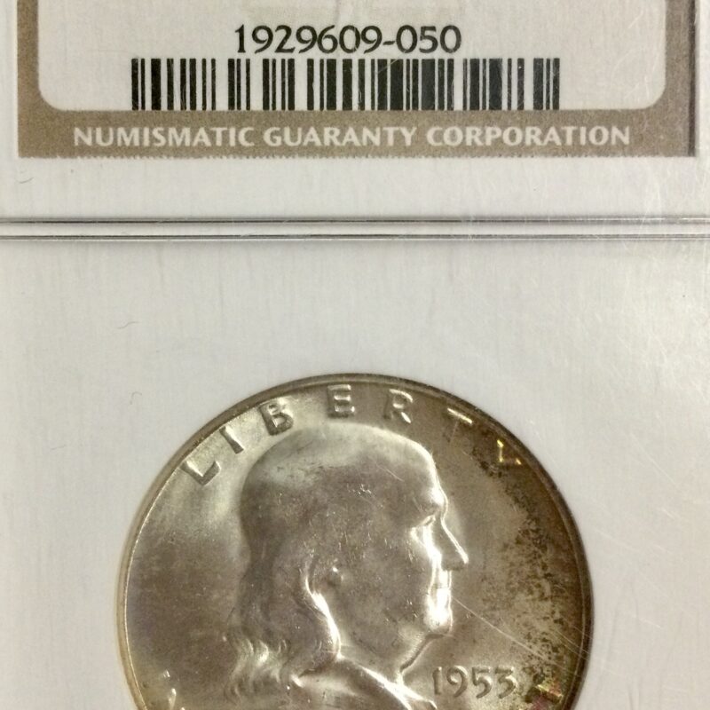 1953-S 50C NGC MS 65