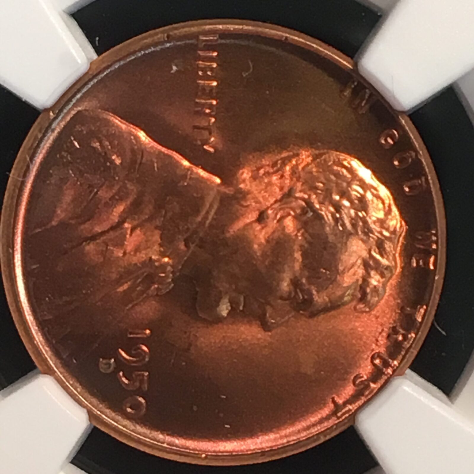 1950-D Lincoln Cent NGC MS66 RD - Image 3