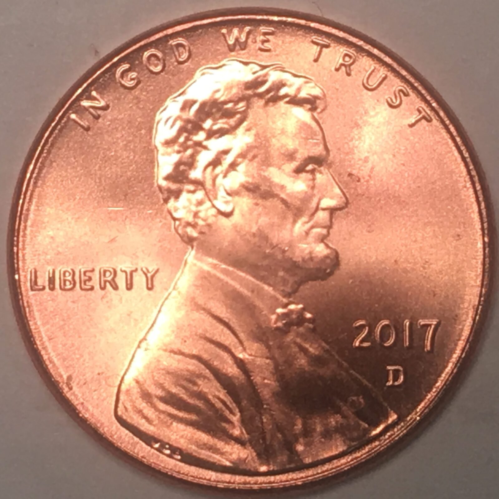 2017-D Lincoln Cent Gem BU