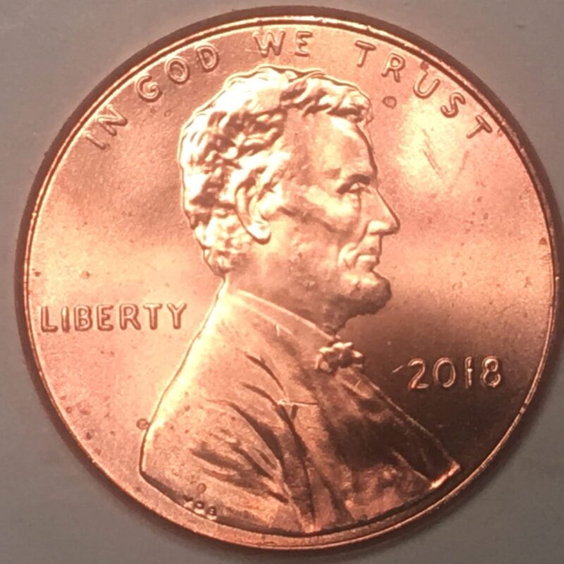 2018-P Lincoln Cent  ChBU