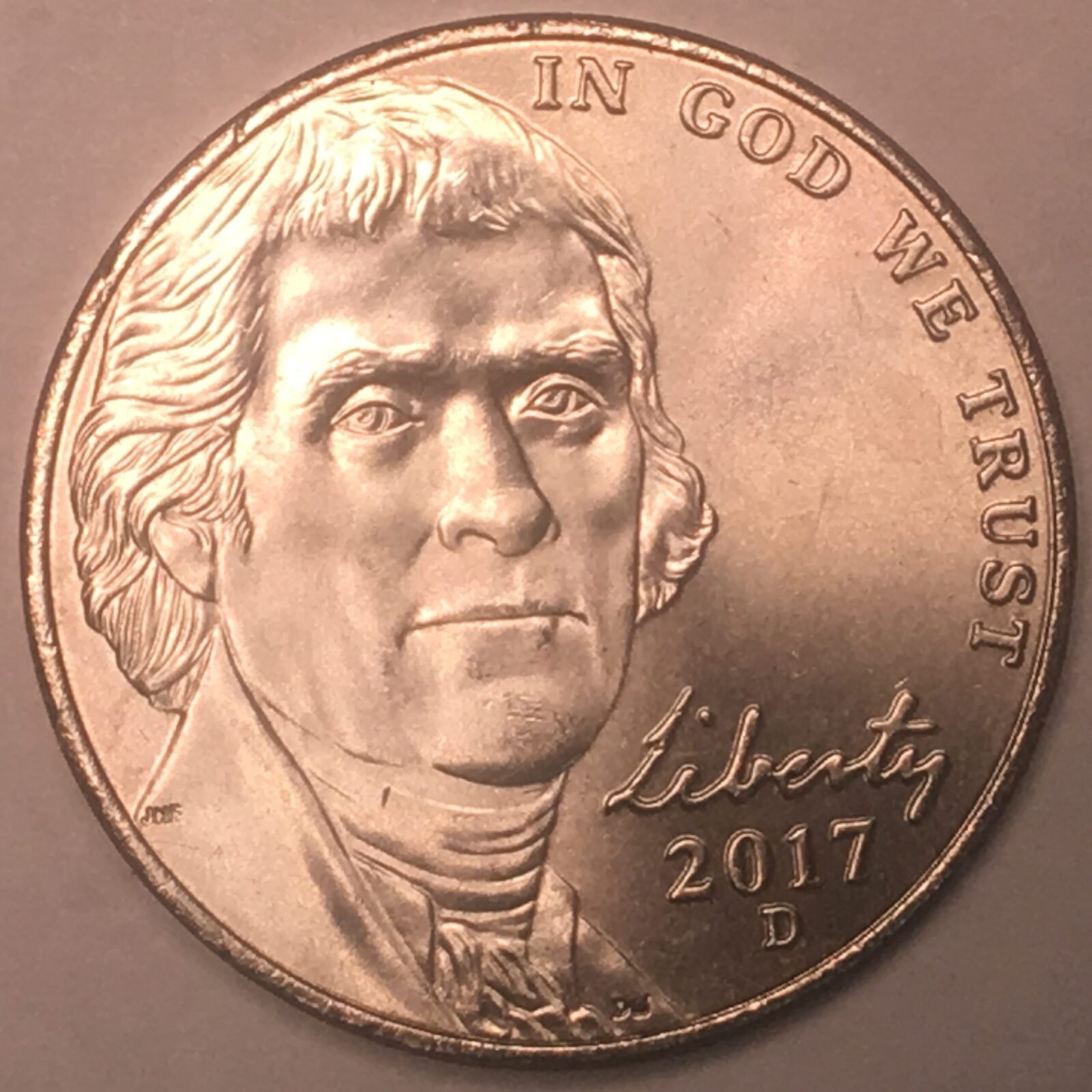 2017-D Jefferson Nickel ChBU
