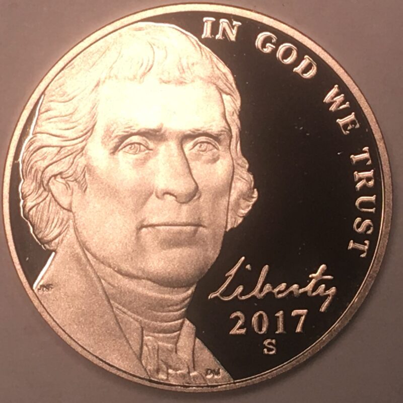 2017-S  Jefferson Nickel Gem Proof