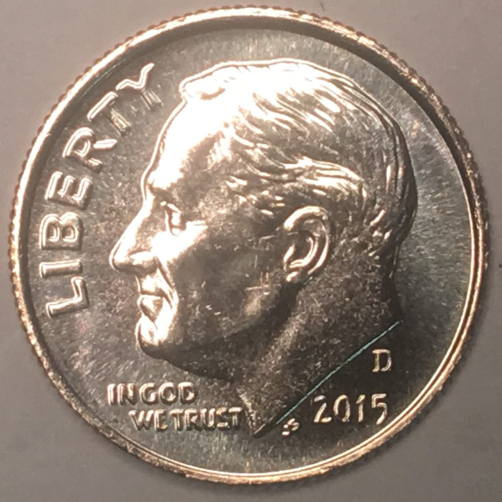 2015-D Roosevelt Dime ChBU