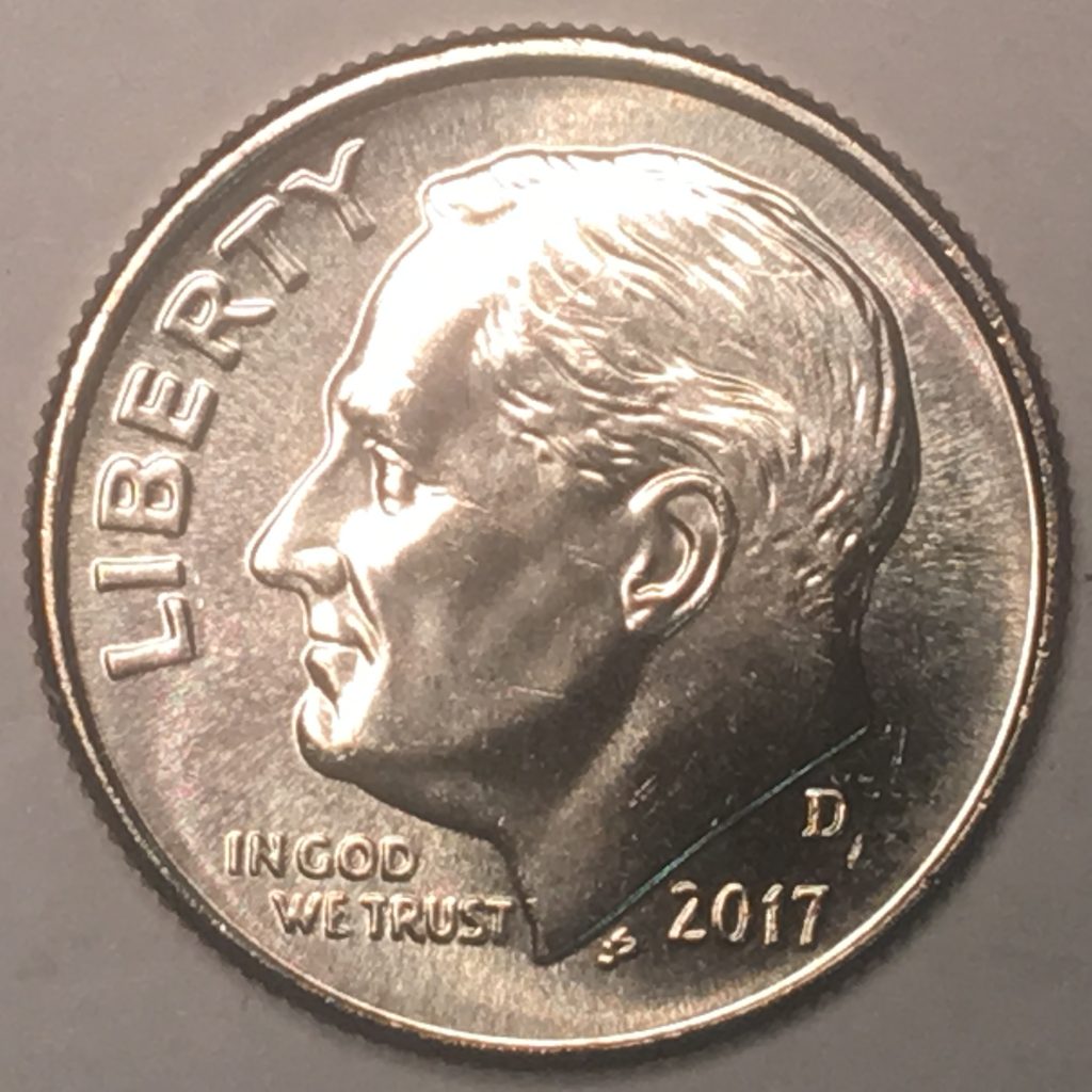2017-D Roosevelt Dime ChBU