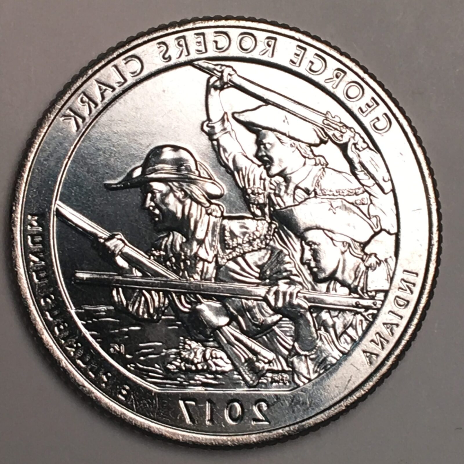 2017-D George Rogers Clark  National Park Quarter Gem BU