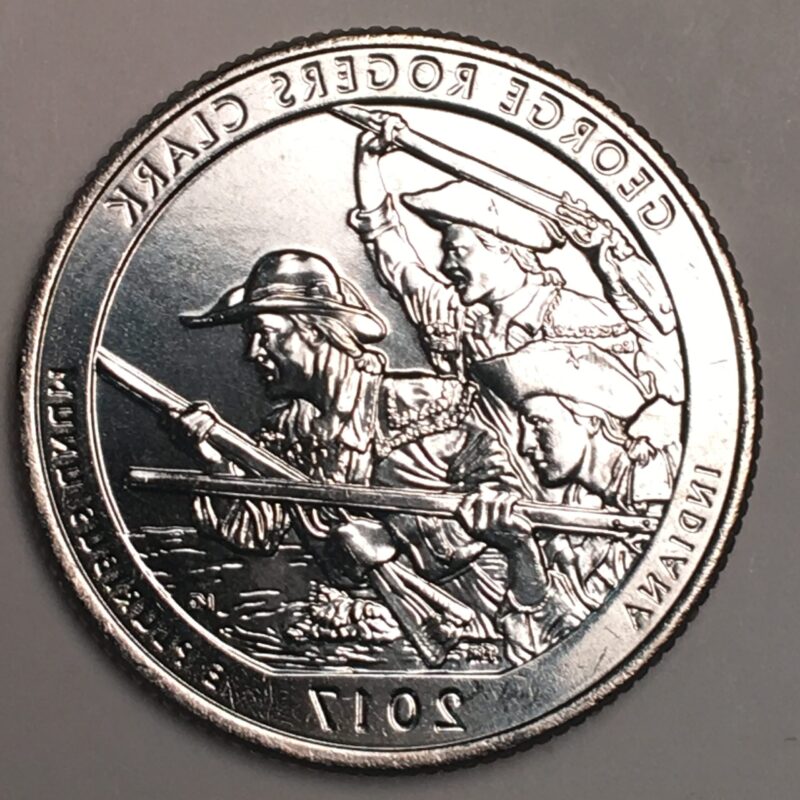 2017-D George Rogers Clark  National Park Quarter Gem BU
