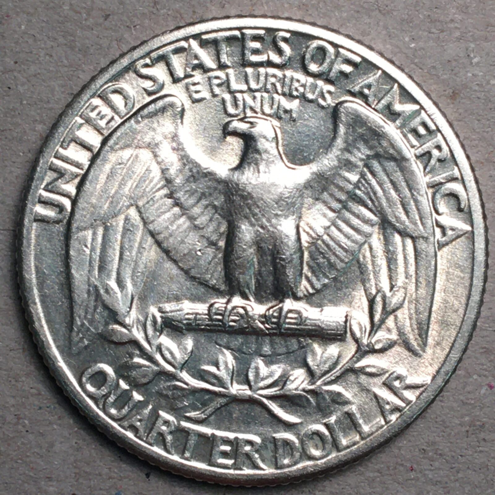 1934 Washington Quarter MS60 Medium Motto - Image 2