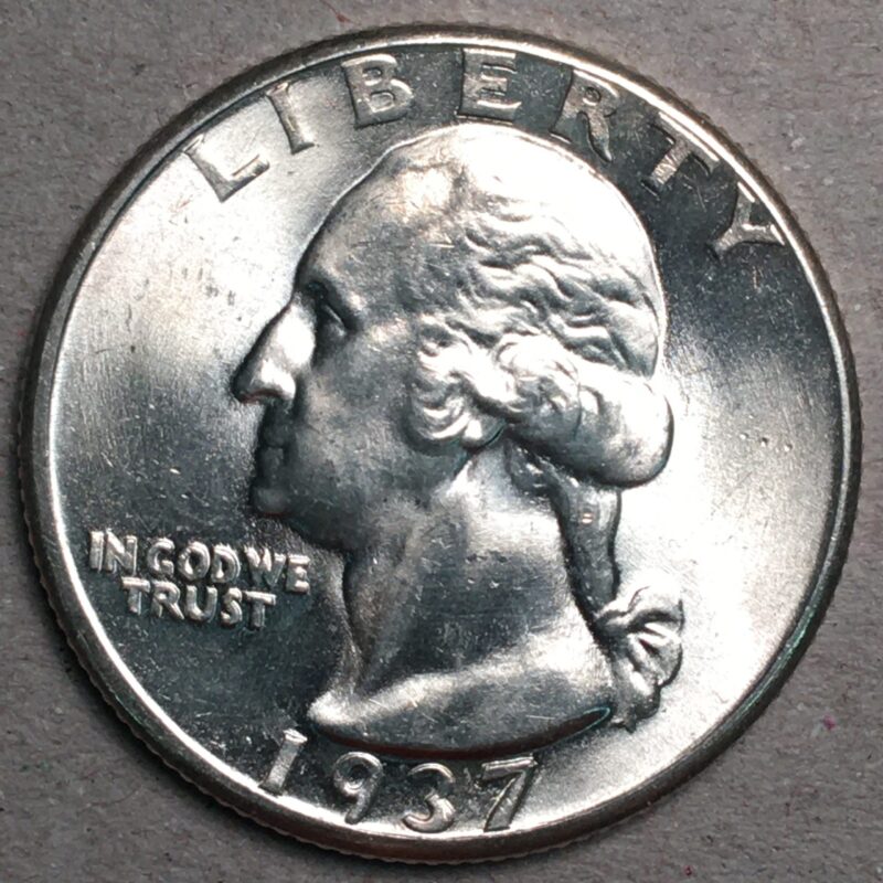 1937 Washington Quarter MS65