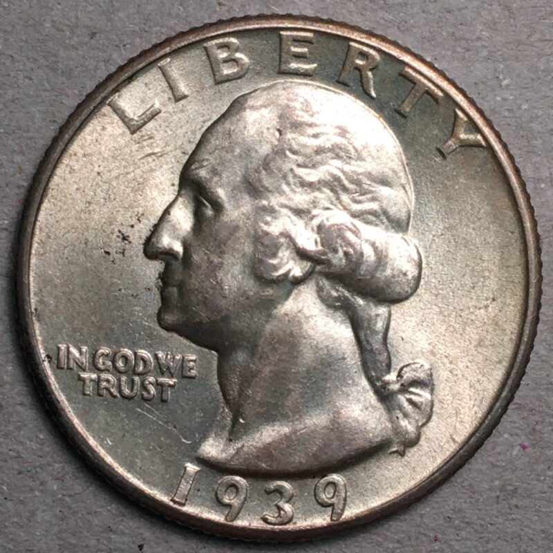 1939 Washington Quarter MS63