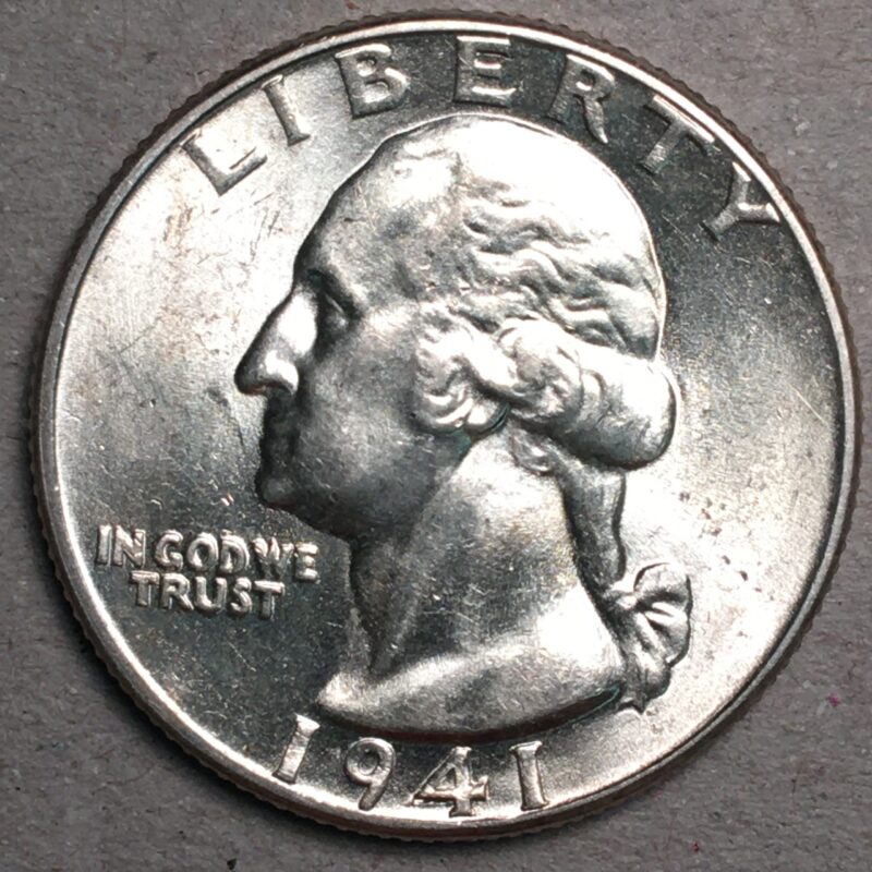 1941 Washington Quarter MS64