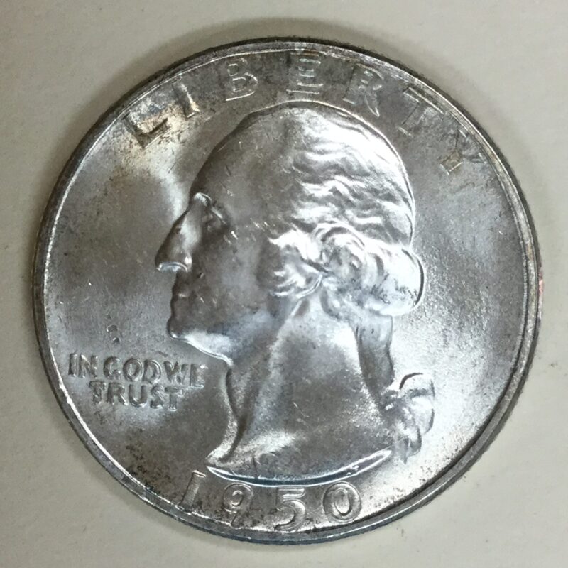 1950 S Washington Quarter MS-64