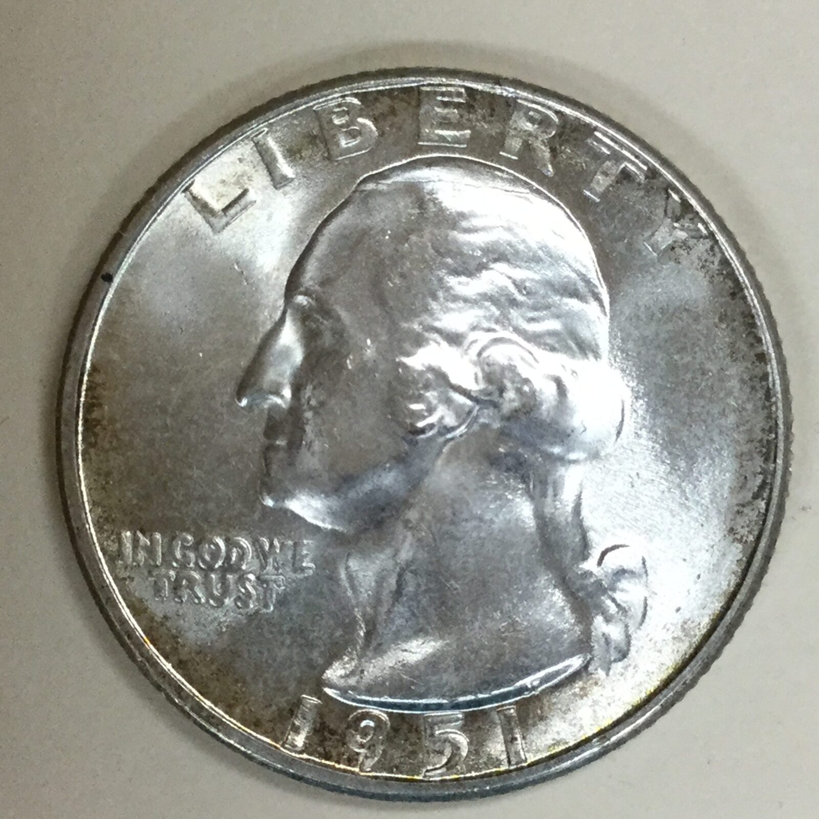 1951 S Washington Quarter MS-64