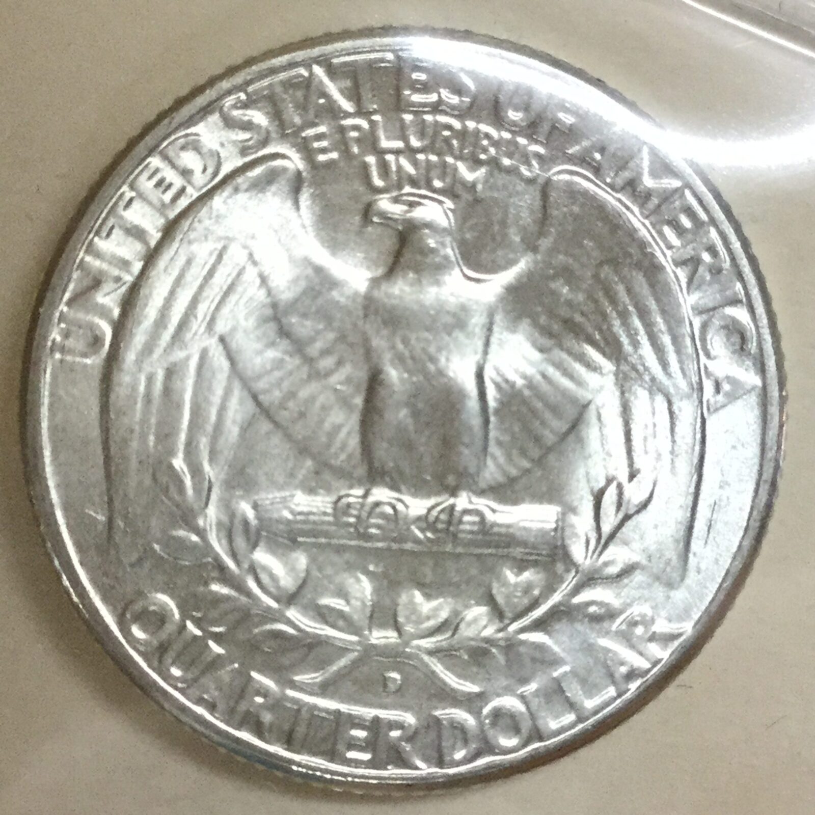 1947 D Washington Quarter MS-64 - Image 2