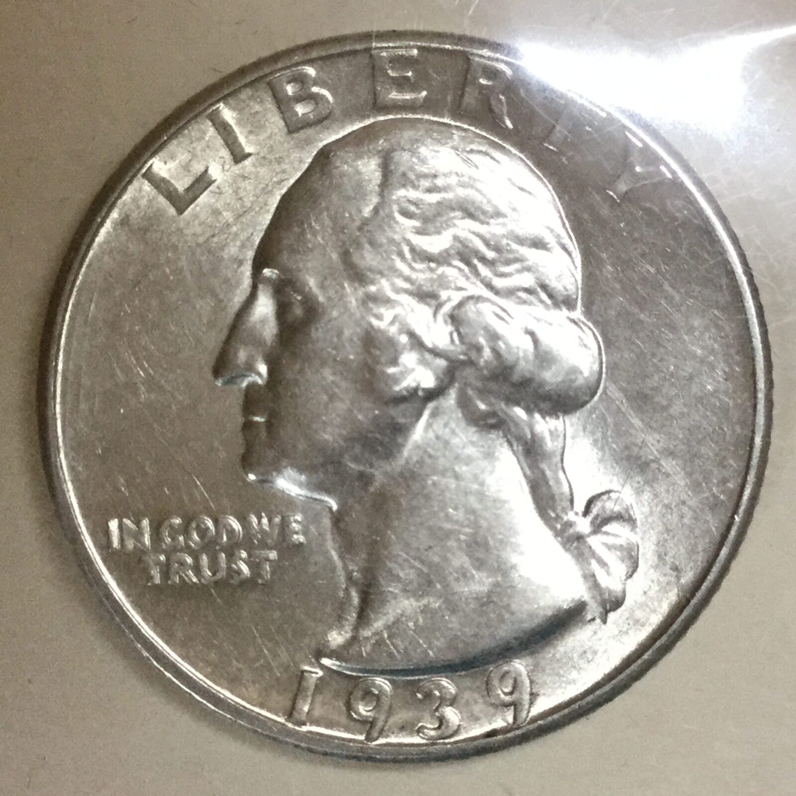 1939 Washington Quarter MS-60