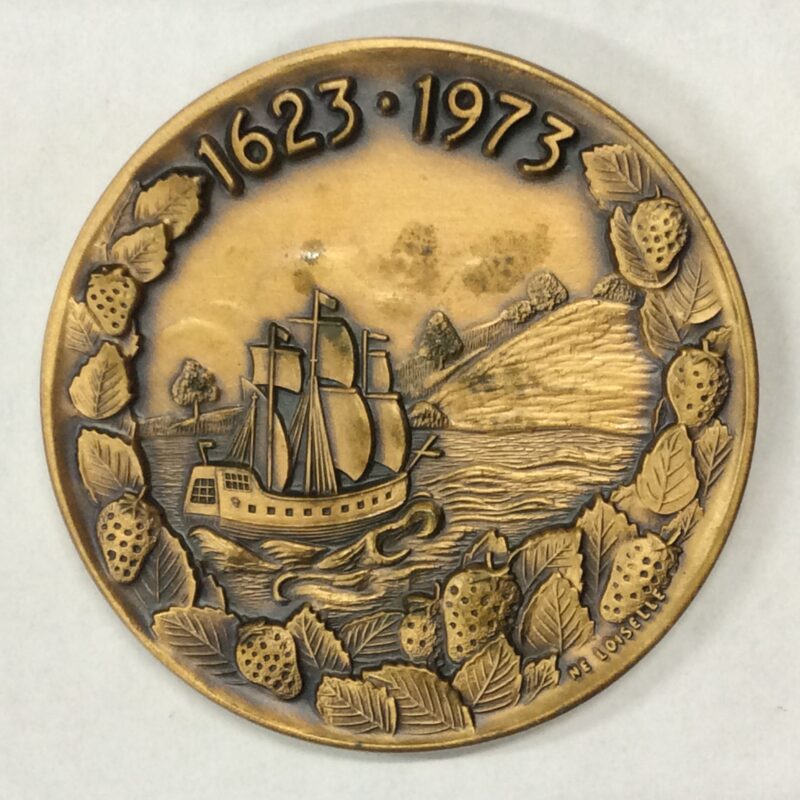 1973 Portsmouth, NH Town Medal Bronze, BU