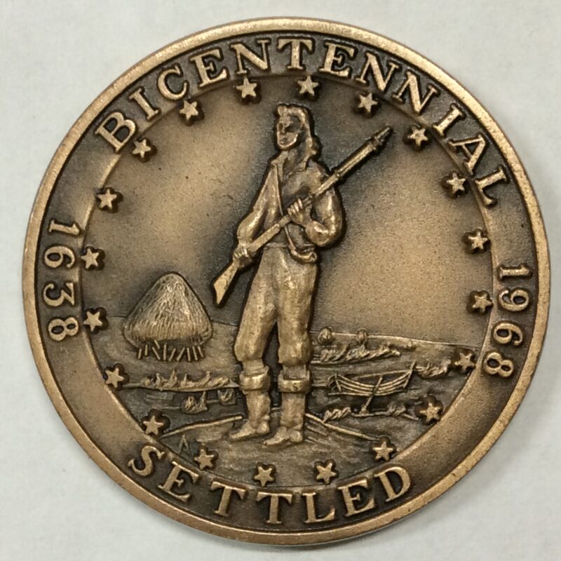 1968 Seabrook, NH Town Medal Bronze, BU