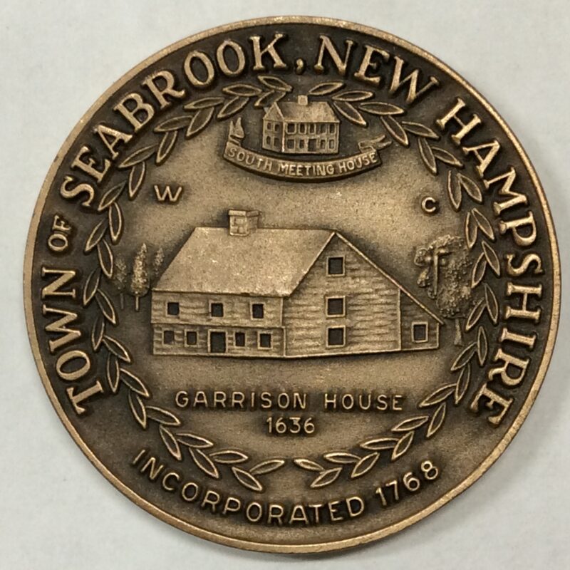 1969 Shelburne, NH Town Medal Bronze, BU