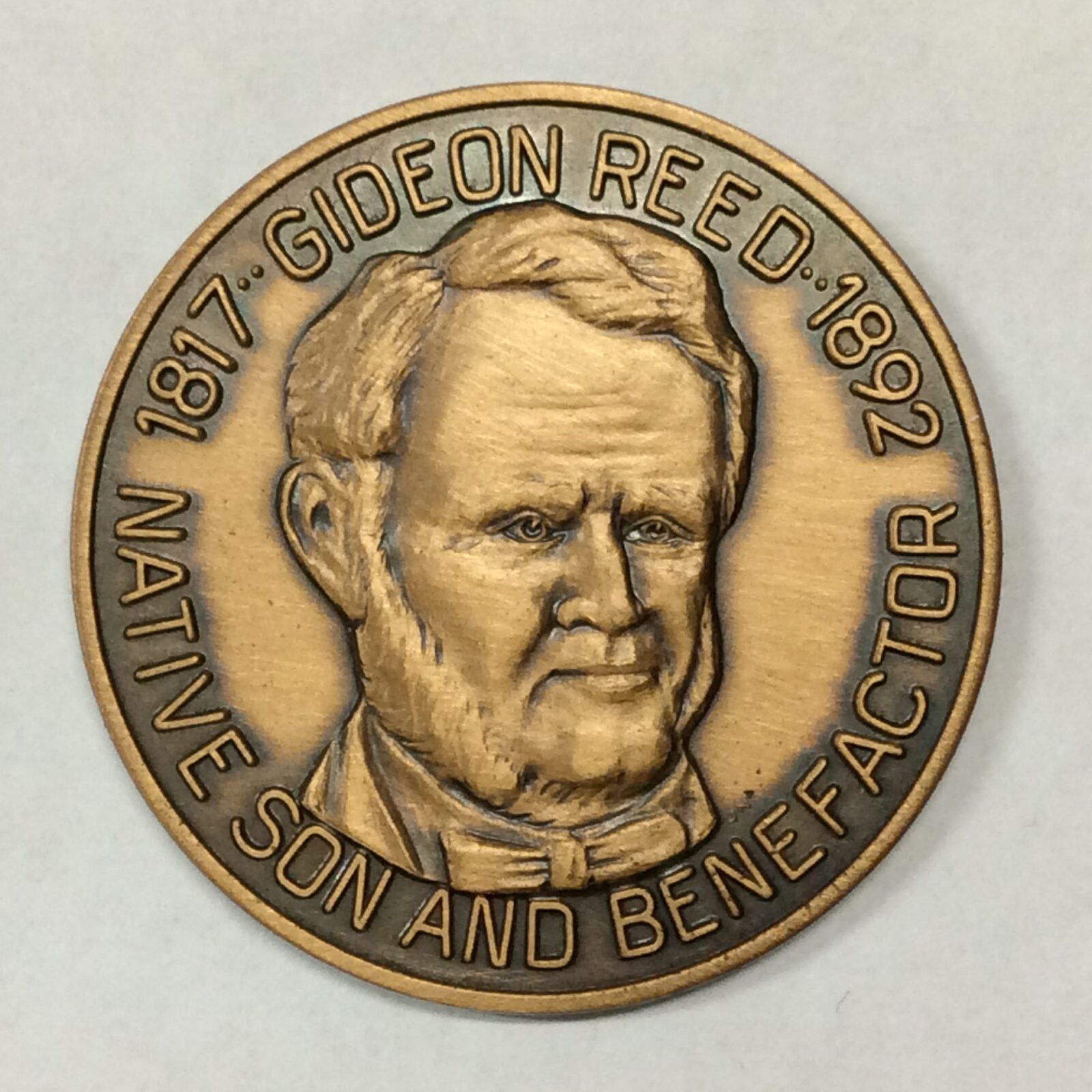1969 Surry, NH Town Medal Bronze, BU
