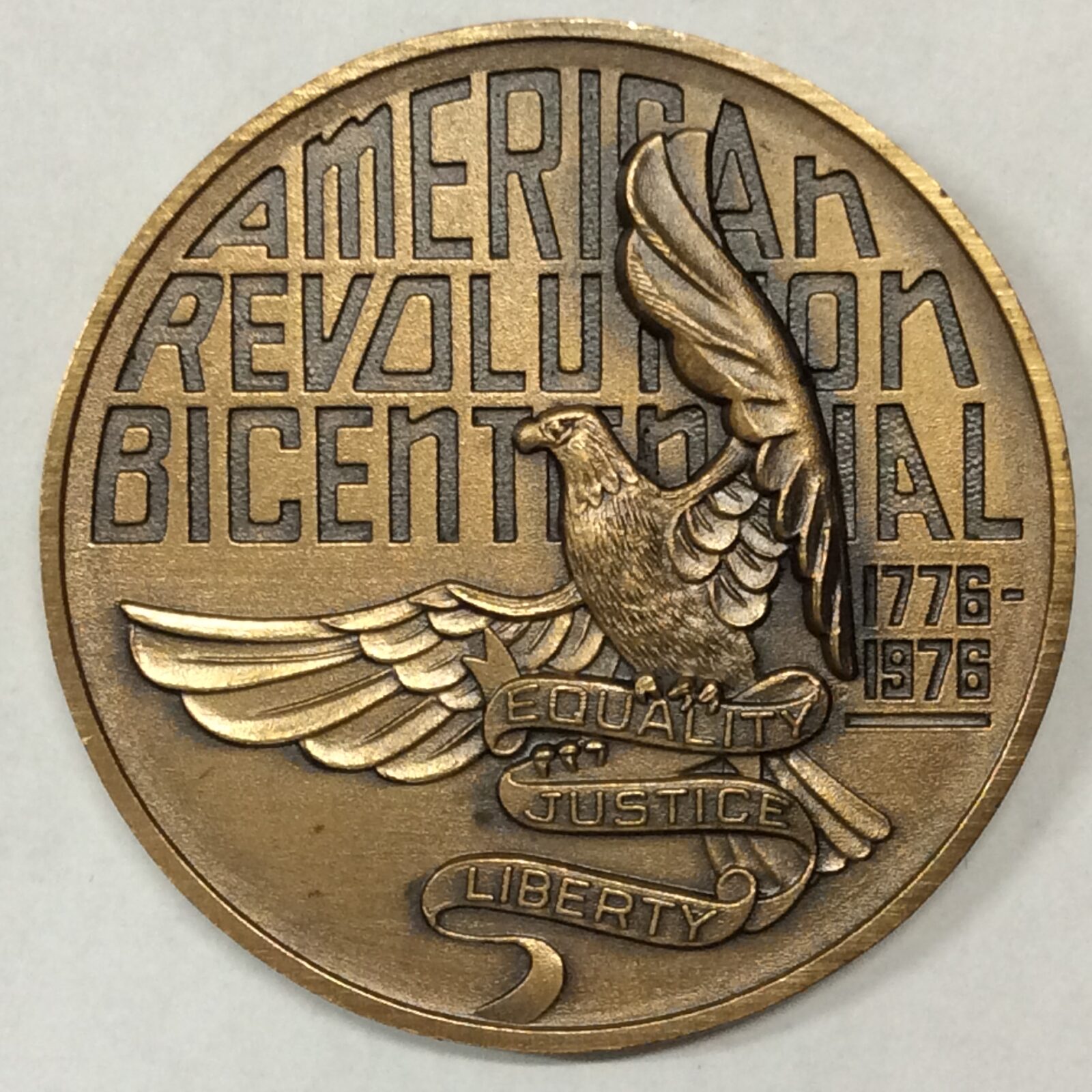 1976 Warner, NH Town Medal Bronze, BU