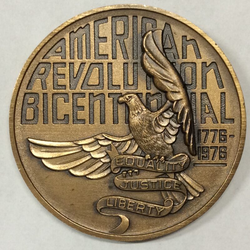 1976 Warner, NH Town Medal Bronze, BU