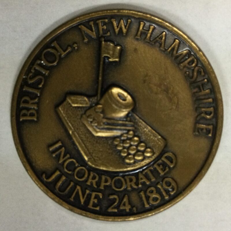 1969 Bristol, NH Town Medal Bronze, BU