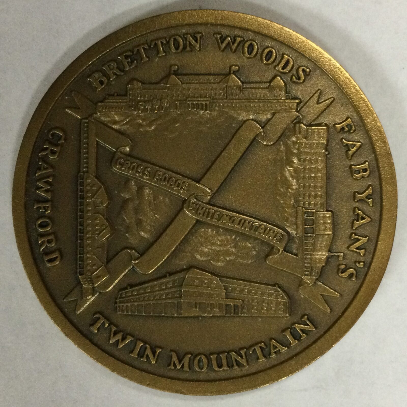 1972 Carroll, NH Town Medal Bronze, BU - Image 2