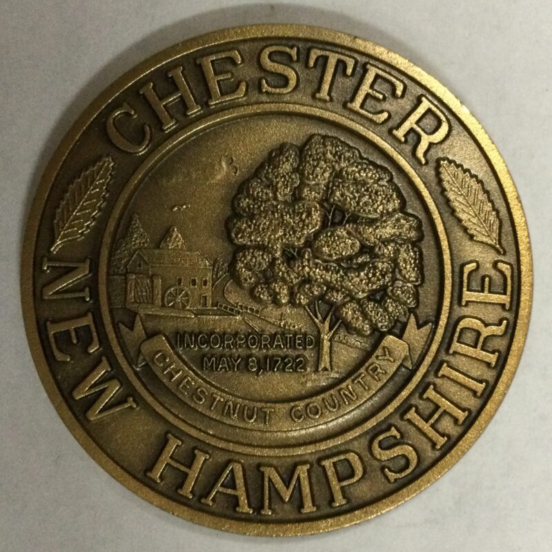 1976 Chester, NH Town Medal Bronze, BU