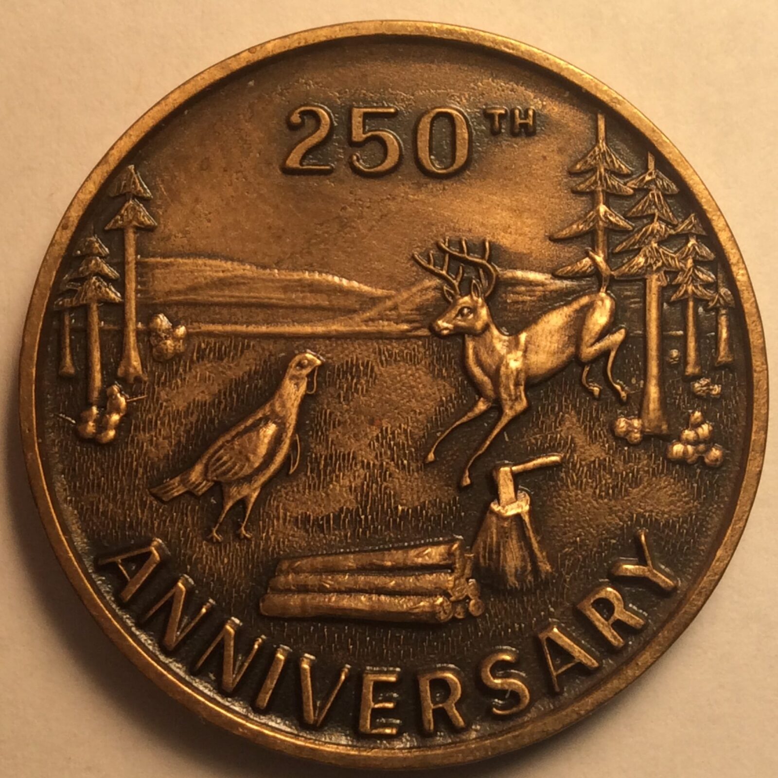1972 Nottingham NH, Town Medal Bronze BU - Image 2