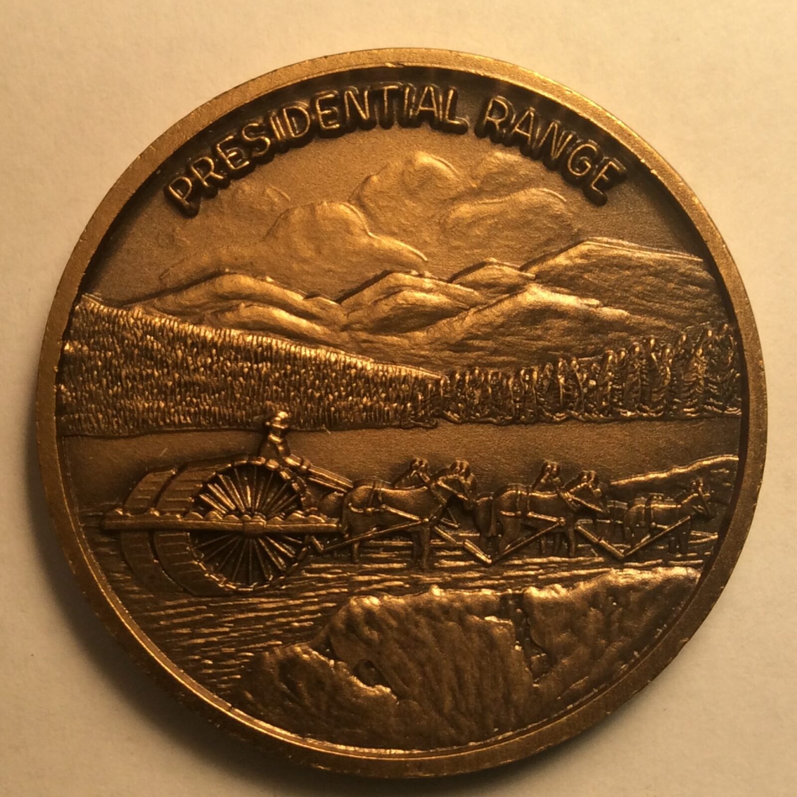 1969 Shelburne NH, Town Medal Bronze BU - Image 2