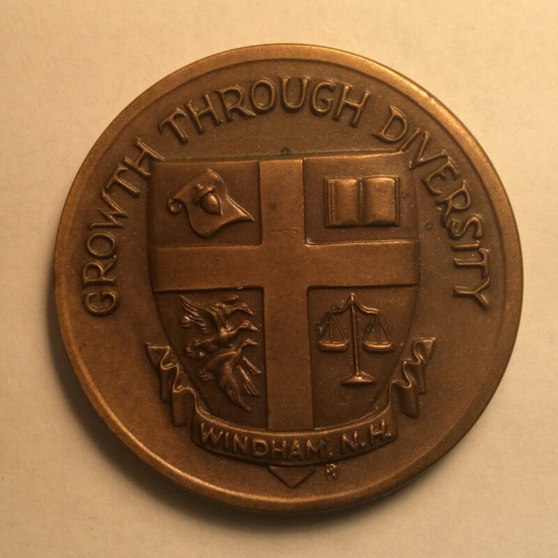 1969 Nutfield NH, Town Medal Bronze BU