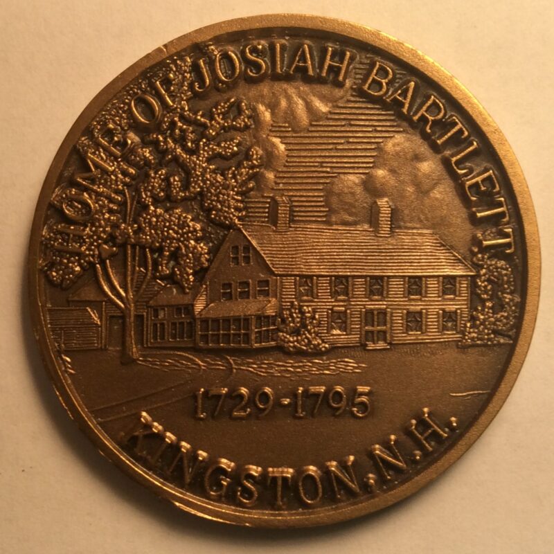 1969 Kingston NH, Town Medal Bronze BU