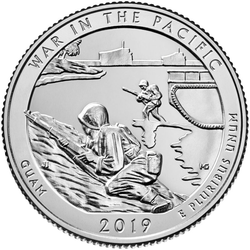 2020-W Guam, National Park Quarter "War in the Pacific" MS64