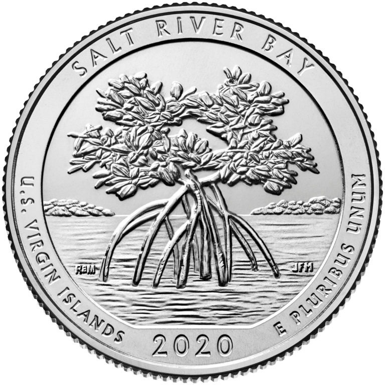 2020-W US Virgin Islands, National Park Quarter "Salt River Bay" MS65