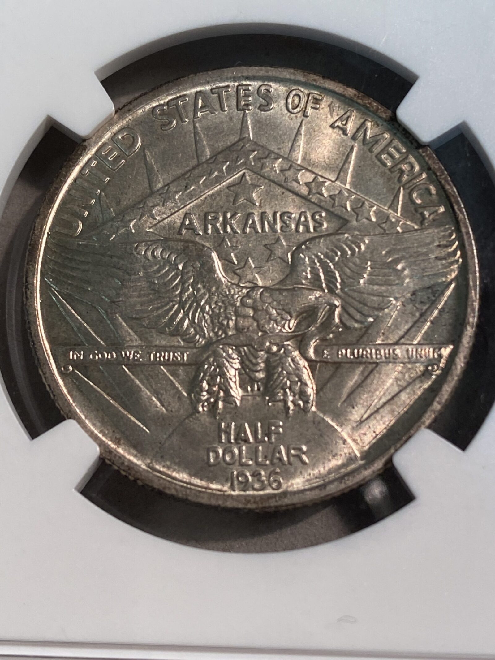 1936 Robinson Commemorative Silver Half Dollar NGC MS66 - Image 4
