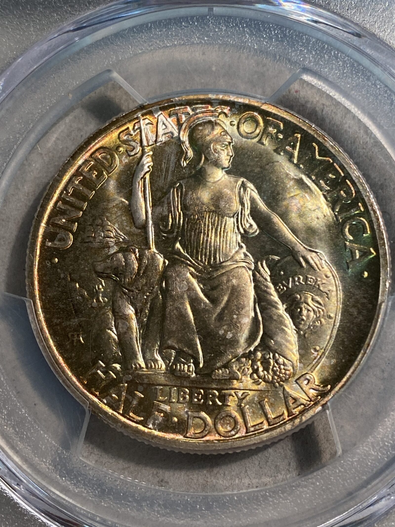 1936-D San Diego Commemorative Silver Half Dollar PCGS MS67+ CAC - Image 2