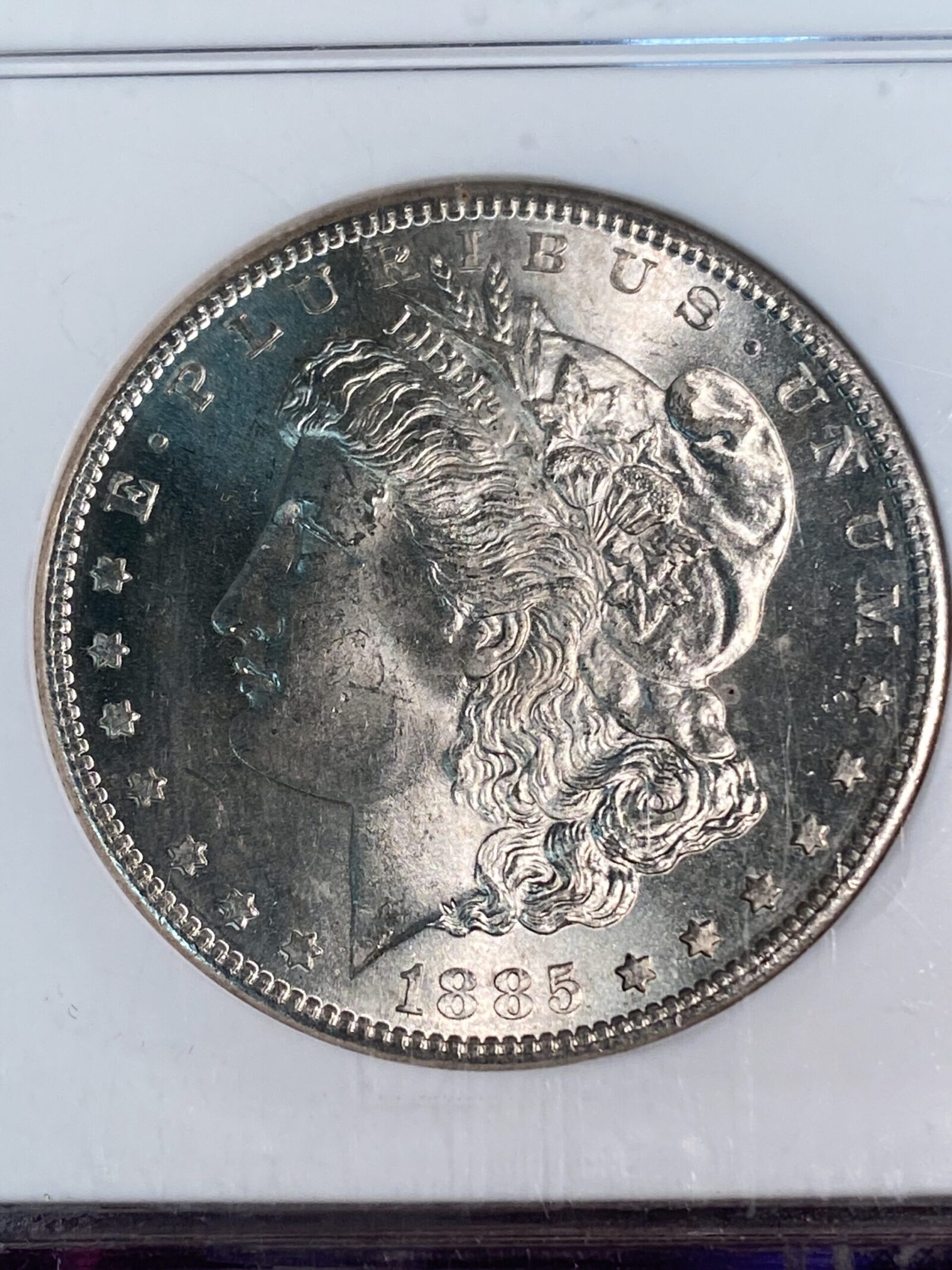 1885-S Morgan Silver Dollar NGC MS64 - Image 3