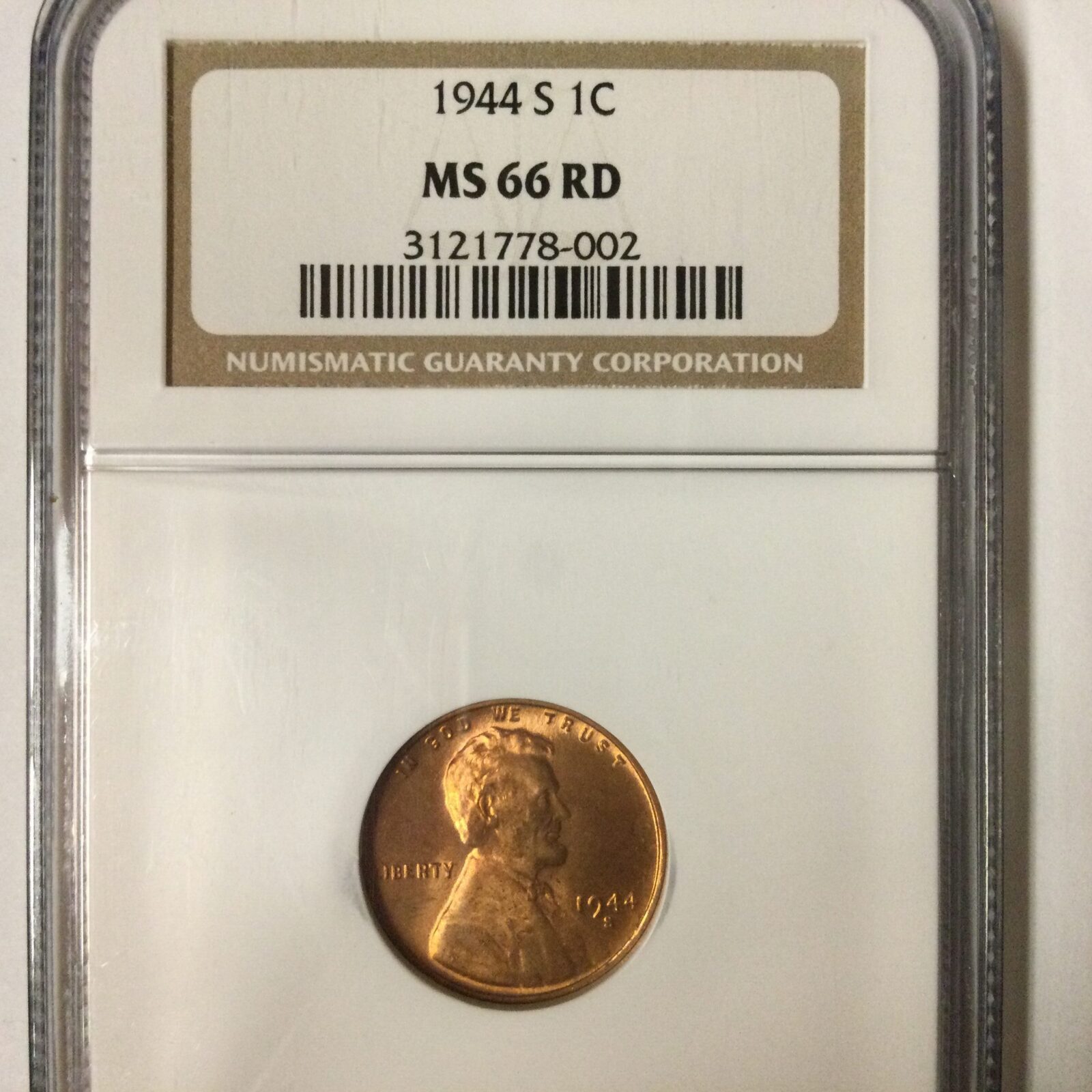 1944-s NGC MS 66 RD