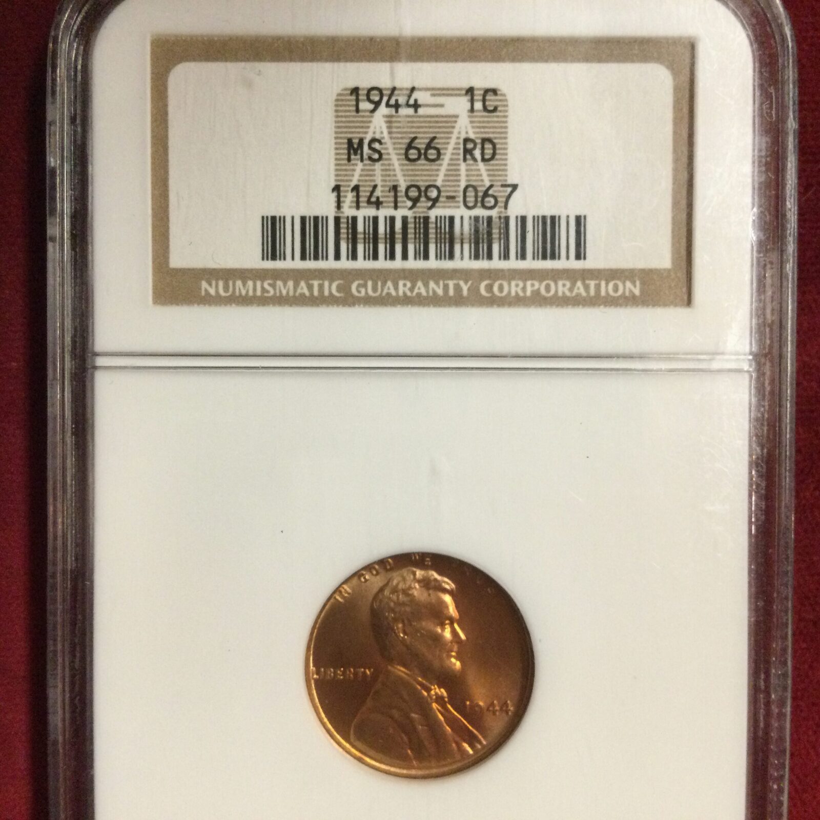 1944NGC MS 66 RD