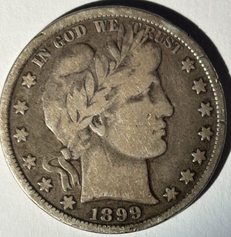 1899 Barber Half Dollar Fine