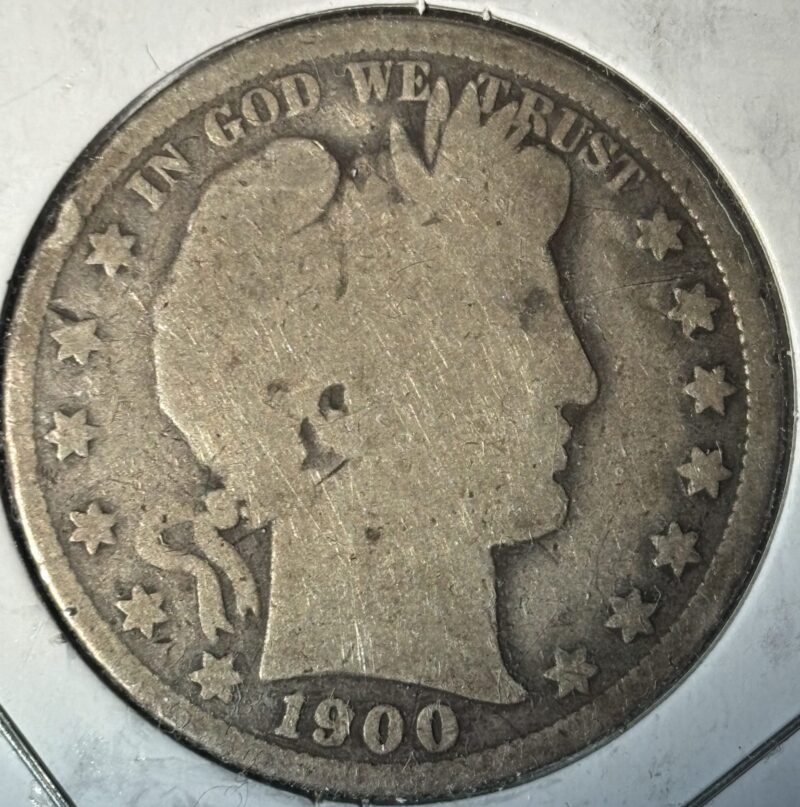 1900 Barber Half Good