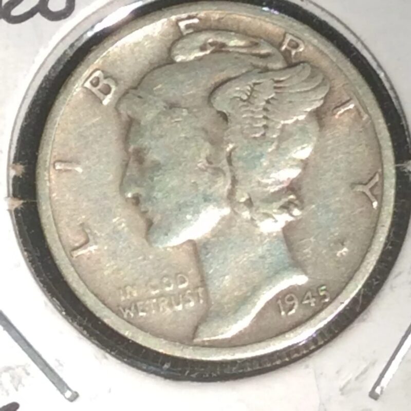 1945-S "Micro-S" Mercury Dime in XF
