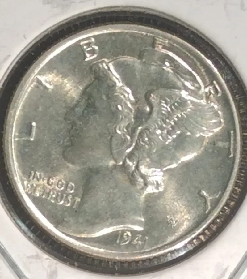 1941 Mercury Dime in MS63 Choice BU