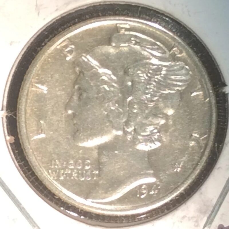1941-D Mercury Dime in Choice AU