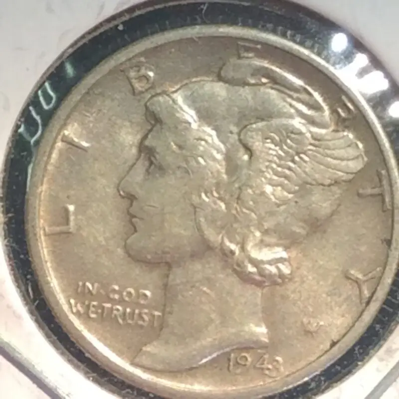 1943-D Mercury Dime in XF45+